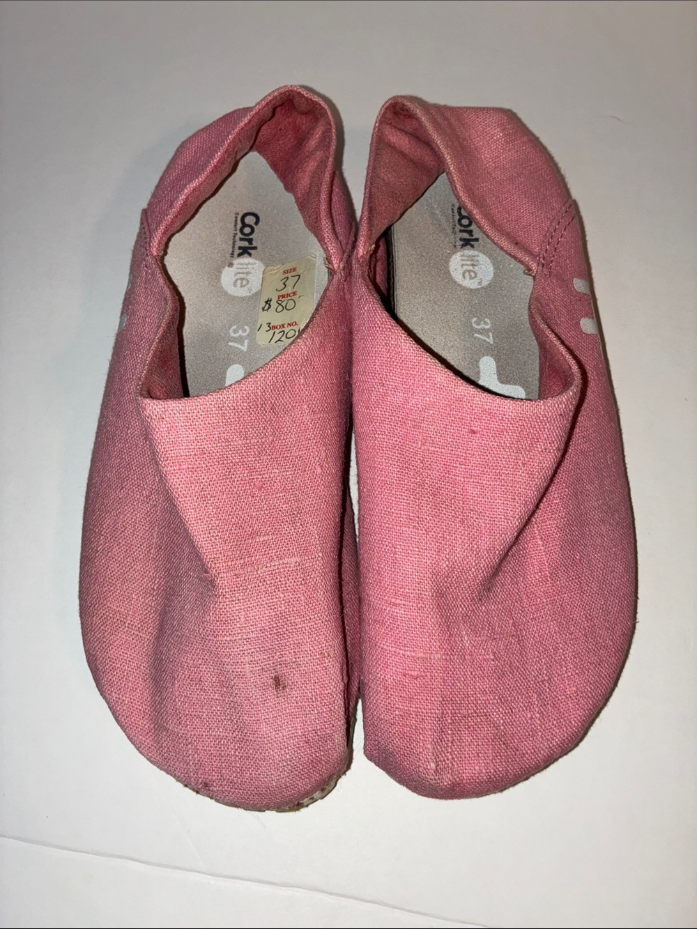 Otz, Corklite, Canvas Shoes, Women’s Size 37 (6.5-7)